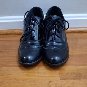 Women's Oxford Chunky High Heels